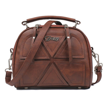 Hip Style Patchwork Leather Shoulder Cross Body Bag