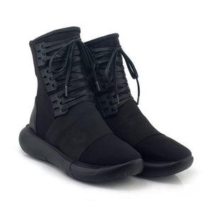 Euro Style Leather Lace Up Comfortable Ankle Boots