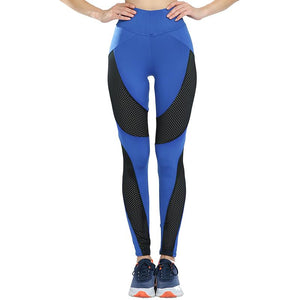 High Waist Slim Workout Mesh Leggings