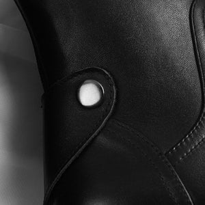 Genuine Leather Platform Chunky Heels Knee High Long Boots Verkadi.com