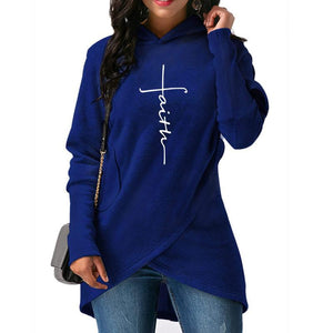 Fashion Faith Print Street Wear Hoodie Sweatshirt Verkadi.com