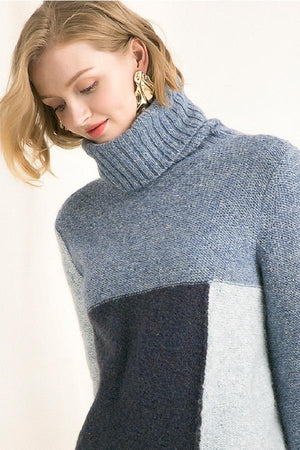 Hip Mohair Wool Fork Poised Temperament Sweater Pullover