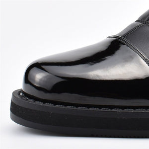 Designer Front Zip Chunky Heel Slip On Women Ankle Boots