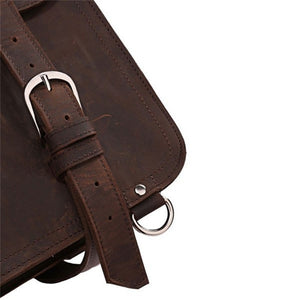 Crazy Horse Genuine Leather Men's Business Bag Briefcase