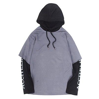 Fashion Hip Causal Patchwork Street Wear Hoodie Sweatshirt Verkadi.com