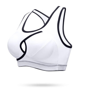 Modern Fitness Yoga White Designer Sports Bra