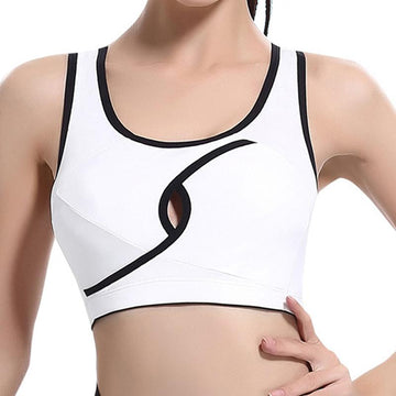 Modern Fitness Yoga White Designer Sports Bra
