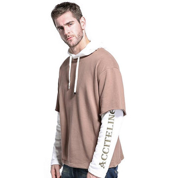 Fashion Hip Causal Patchwork Street Wear Hoodie Sweatshirt Verkadi.com