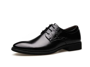Flat Genuine Leather Oxford Business Dress Shoes