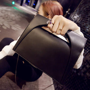 Fashion Solid Clutch Cross Body Messenger Handbag