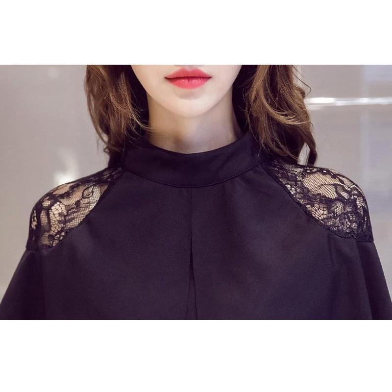 Elegant Black Empire Lace One-Piece Evening Party Dress