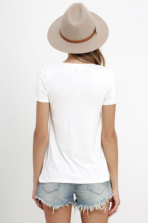 Trendy Loose Short Sleeve Tops T-Shirts Verkadi.com