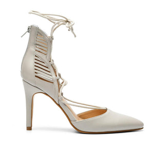 Cross-Tied Elegant High Heels Ankle Strap Shoes Verkadi.com