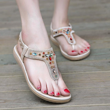 Style Bohemia Beaded Trendy Open Toe Sandals
