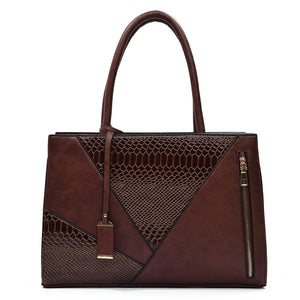 Designer Leather Serpentine PU Handbag Verkadi.com