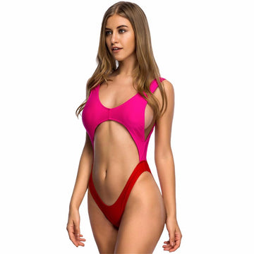 New Cut Out One Piece Backless Swimsuit Bikini Verkadi.com