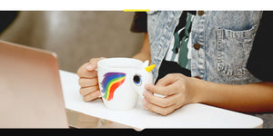 Magic Unicorn Ceramic Heat Sensitive Color Changing Mug