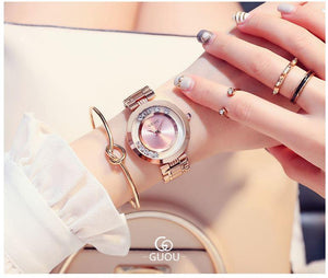 Designer Bracelet  Rhinestone Watch