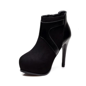 Fashion Ankle Elegant High Heel Pump Boots Verkadi.com