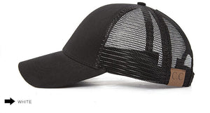 Casual Ponytail Adjustable Snap Back Baseball Hat Cap