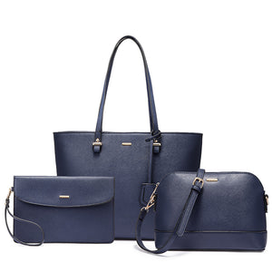 Designer Set of Three Tote, Handbag and Shoulder Bag