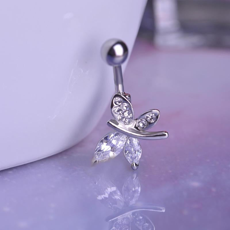 Sexy Butterfly Belly Button Navel Piercing Ring Verkadi.com