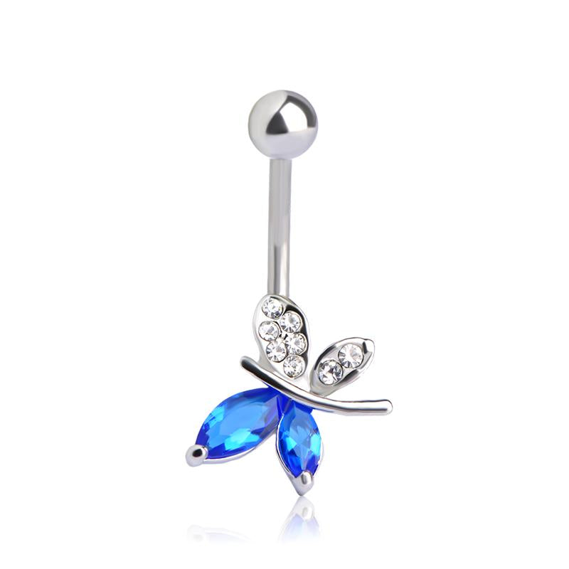 Sexy Butterfly Belly Button Navel Piercing Ring Verkadi.com