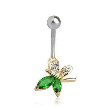 Sexy Butterfly Belly Button Navel Piercing Ring Verkadi.com