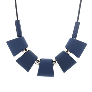 Colorful Wood Beads Necklace Pendant