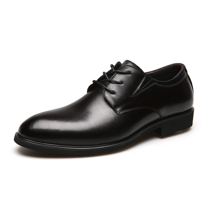 Men Business  Lace-up Genuine Leather Shoes
