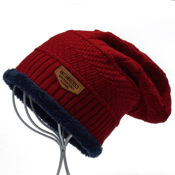 Unisex Velvet Knitted Beanies