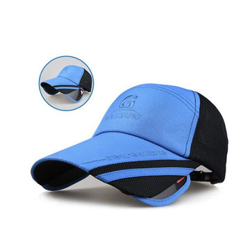 Hip Mesh Sunscreen Brim Retractable Baseball Cap Verkadi.com