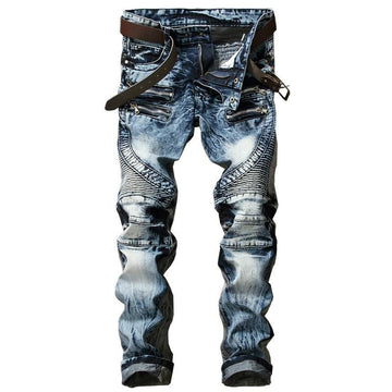 Biker Jeans Slim Straight