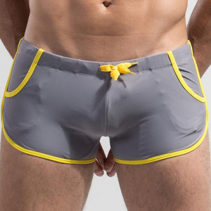 Twin Color Sexy Quick Dry Swim Trunks