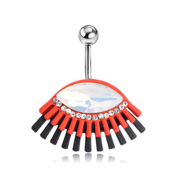 Eyes Shape Navel Piercing Belly Button Ring Verkadi.com