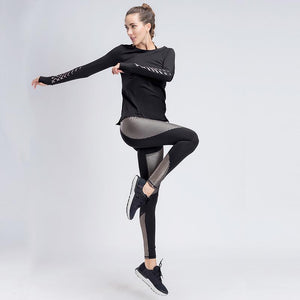 Long Sleeve Women Sportswear Yoga Set