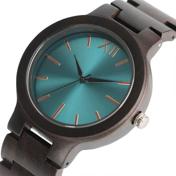 Elegant Quartz Bamboo Wood Men Wristwatch Verkadi.com