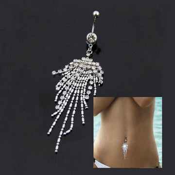 Hot Tassel Navel  Dangle Belly Button Ring Verkadi.com