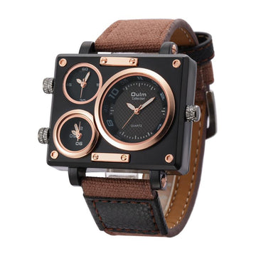Smart Fabric Strap Square Men Wristwatch Verkadi.com