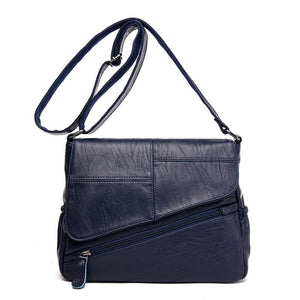 PHTESS New Leather Messenger Shoulder Handbag