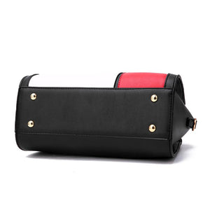 Panelled Leather Patchwork Designer Handbag