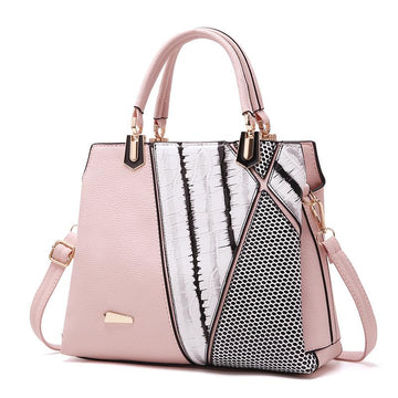 New Design Multiple Colors Stripe Tote Shoulder Handbag Verkadi.com