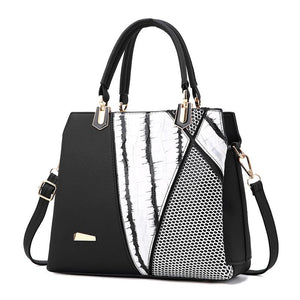 New Design Multiple Colors Stripe Tote Shoulder Handbag Verkadi.com