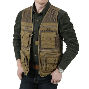 Mesh Safari Causal Camping Hunting Jacket Vest Verkadi.com