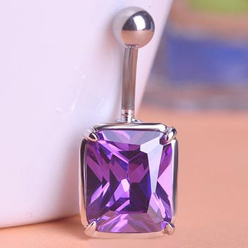 Light Rhinestone Gothic Navel Piercing Belly Button Ring Verkadi.com