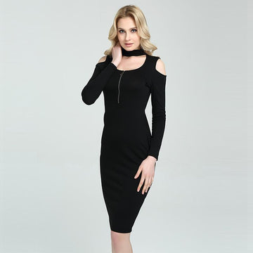 Sexy Bodycon Long Sleeve Casual Club Party Dress Verkadi.com