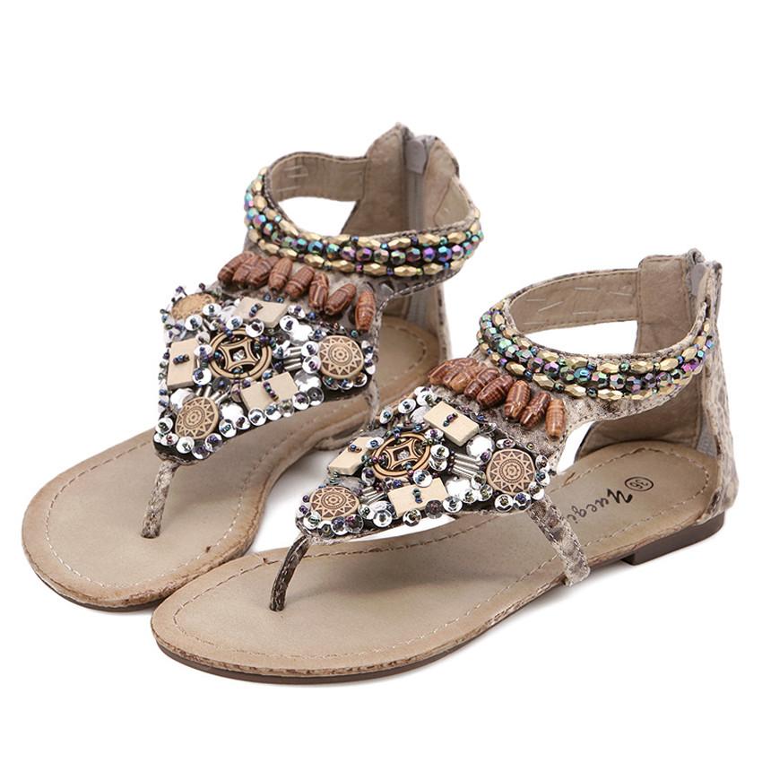 Spring Summer Style Flat Gladiator Sandals
