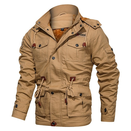 Fashion Winter Jacket Men Thicken Warm Fleece Jackets Coats Pure Cotton  Plaid Jacket Military Clothes Men Size M-3XL | Jumia Nigeria