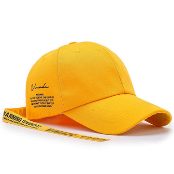 Hip Hop Unisex Style Long Ribbon Baseball Cap