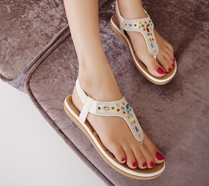 Style Bohemia Beaded Trendy Open Toe Sandals